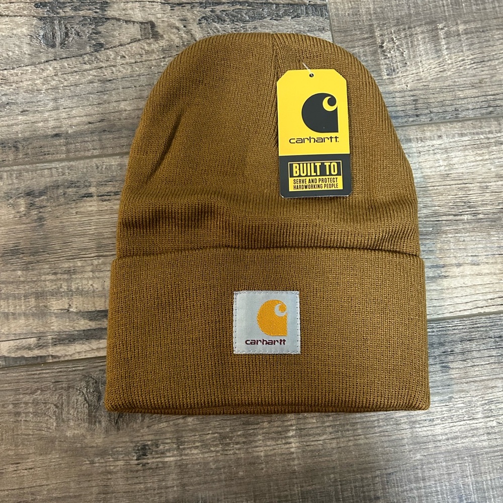 Brown carhartt beanie